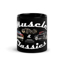 Load image into Gallery viewer, MUSCLE &amp; CLASSICS Black Glossy Mug
