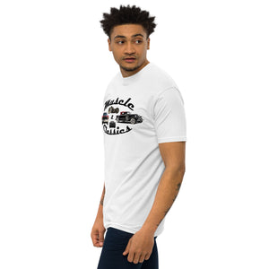 MUSCLE & CLASSICS Men’s white premium heavyweight tee