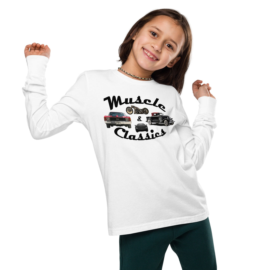 MUSCLE & CLASSICS (girl's) Youth long sleeve tee